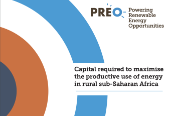 maximising productive use of energy in sub-Saharan Africa