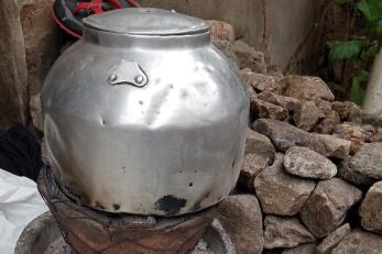 large tea pot