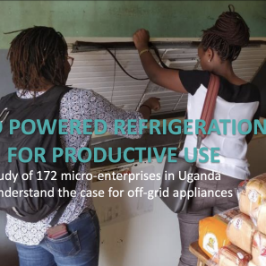 Grid power refrigeration report