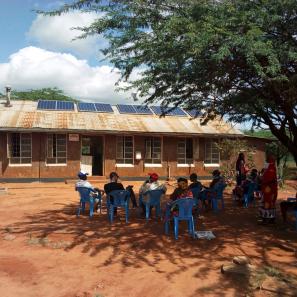 Health facility in rural area