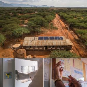 Overhead view of health center