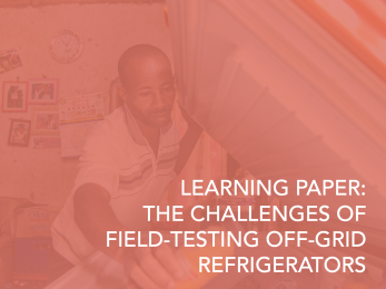 Cover of off-grid refrigerators report