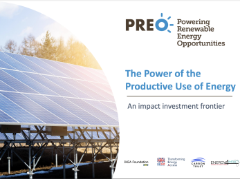 Preo energy report cover