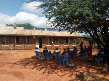 Health facility in rural area