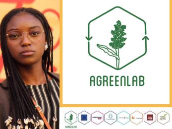 Agreenlab logo and two people